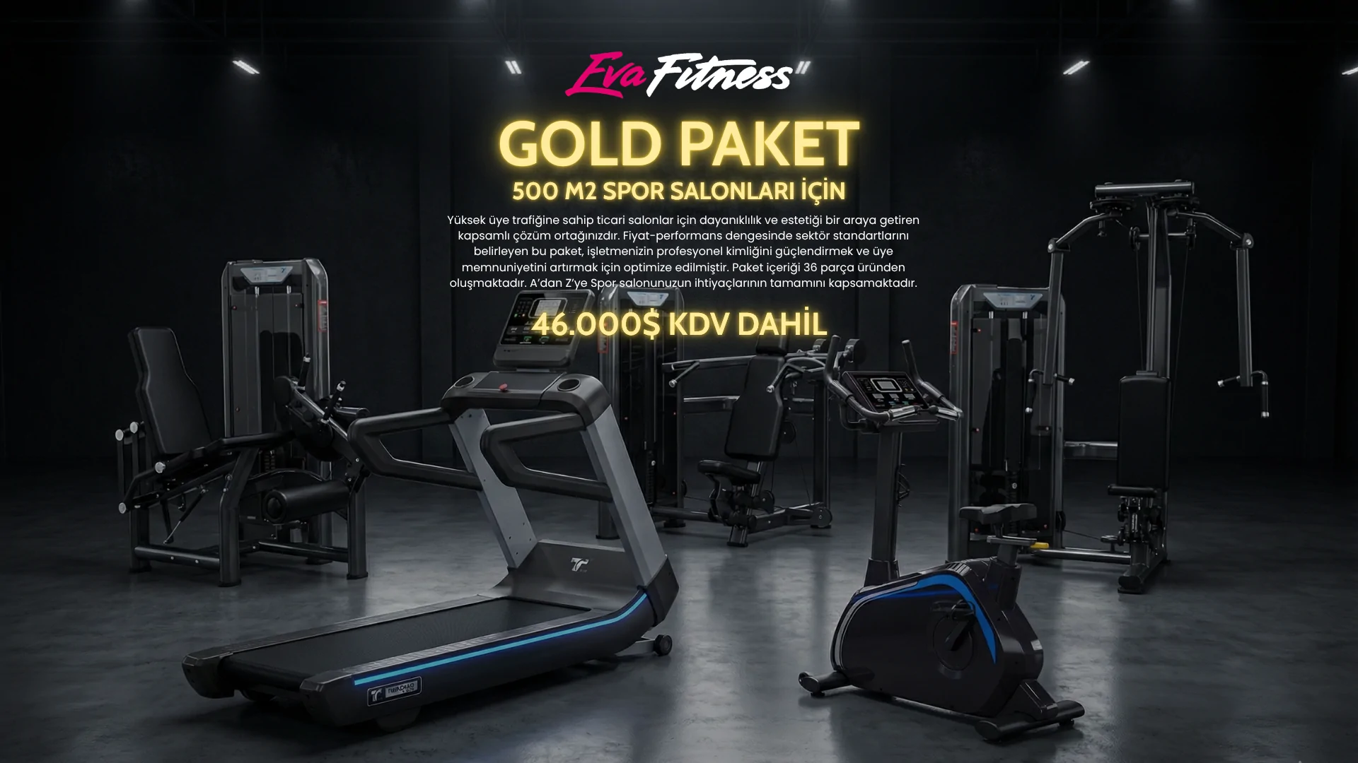 Eva Fitness Spor Salonu Kurulumu